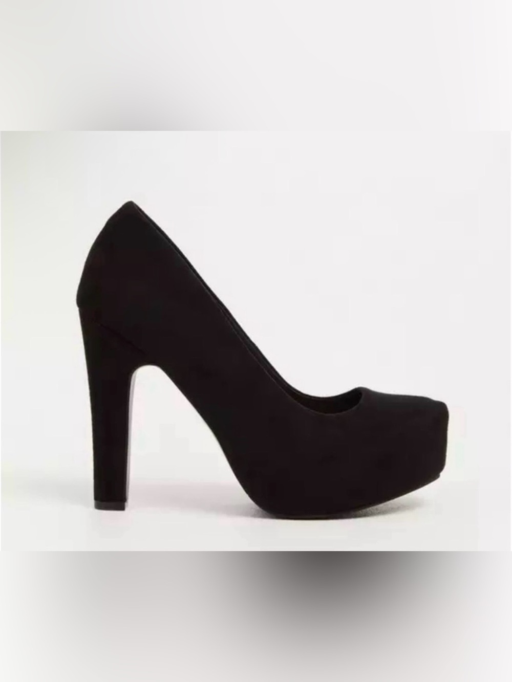 Torrid Black Faux Suede Pumps